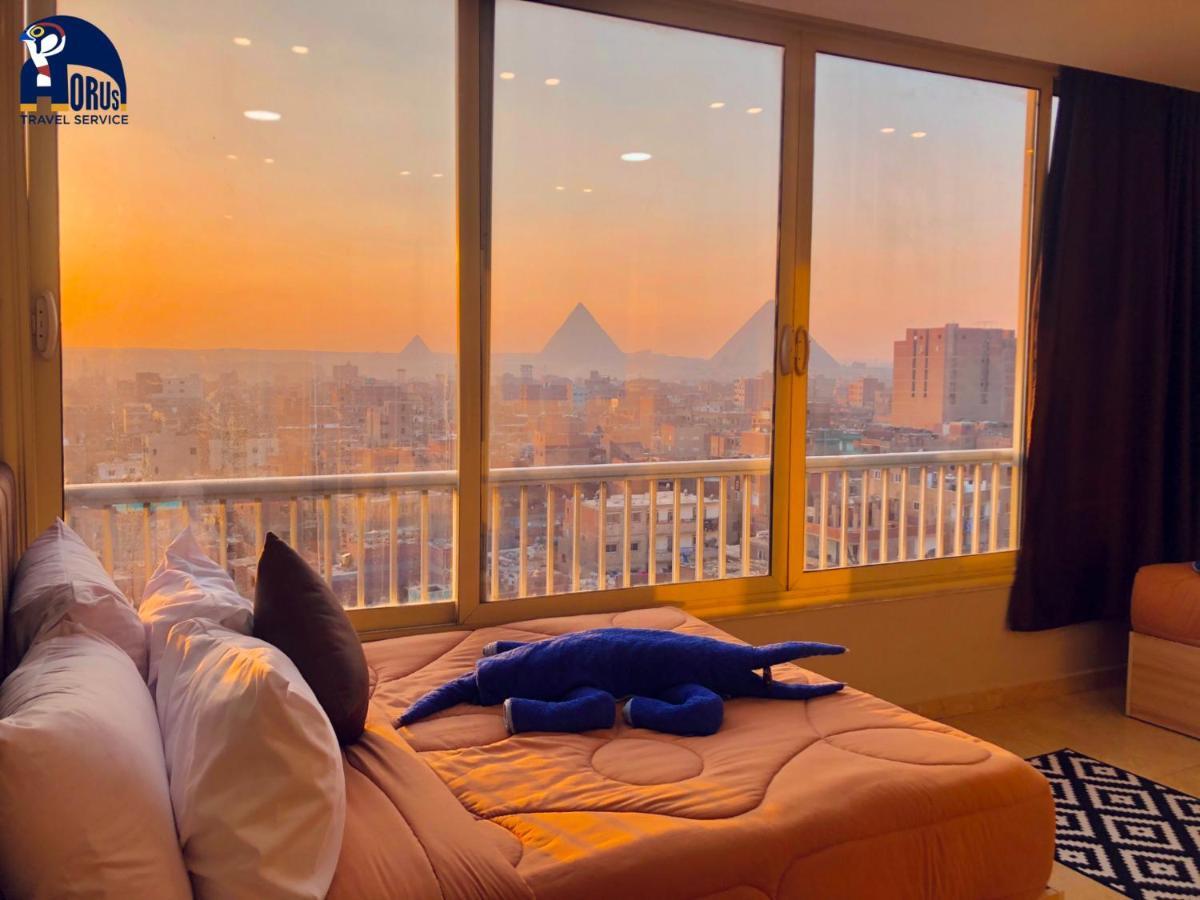 Horus Horizon Inn Pyramids View Kafrat al Jabal ภายนอก รูปภาพ