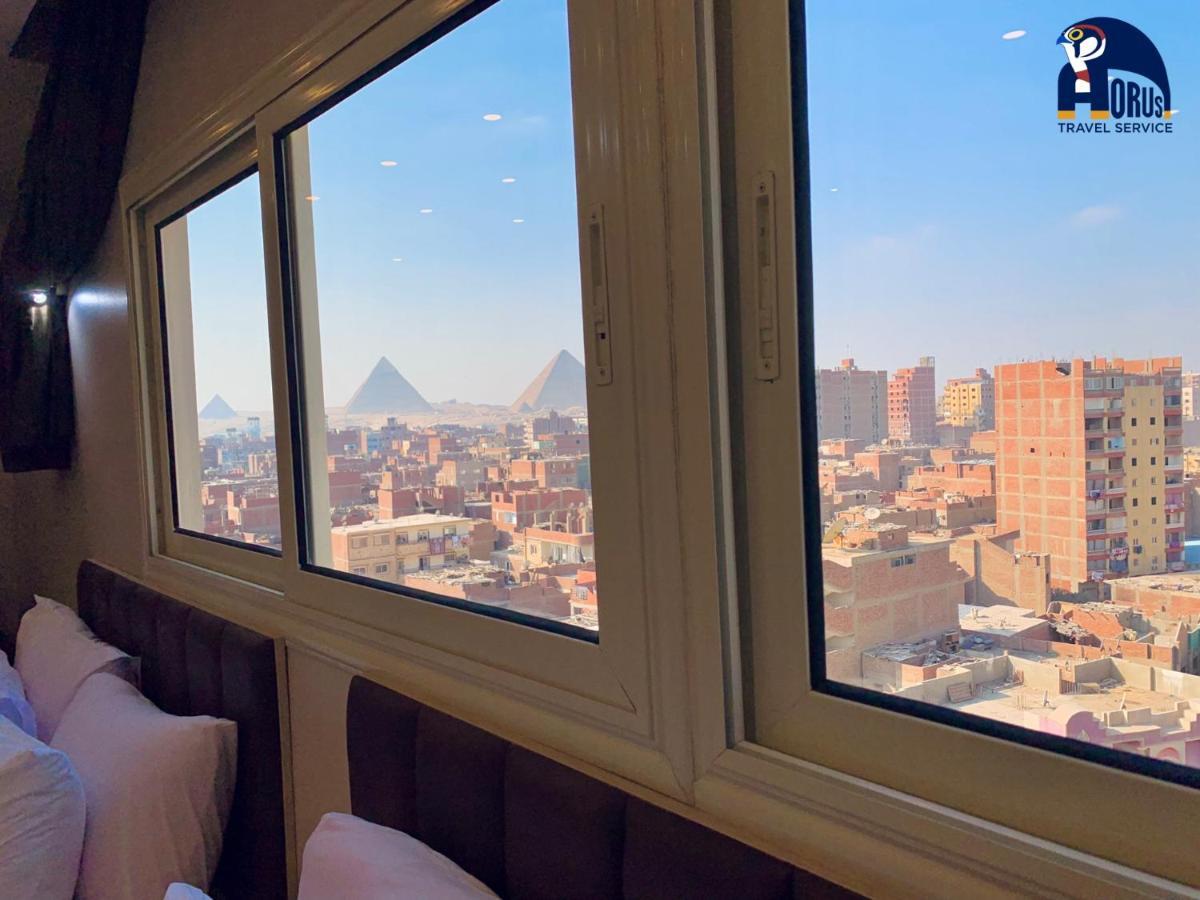 Horus Horizon Inn Pyramids View Kafrat al Jabal ภายนอก รูปภาพ