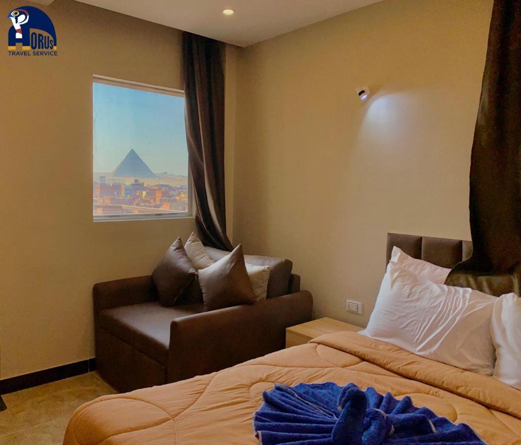 Horus Horizon Inn Pyramids View Kafrat al Jabal ภายนอก รูปภาพ