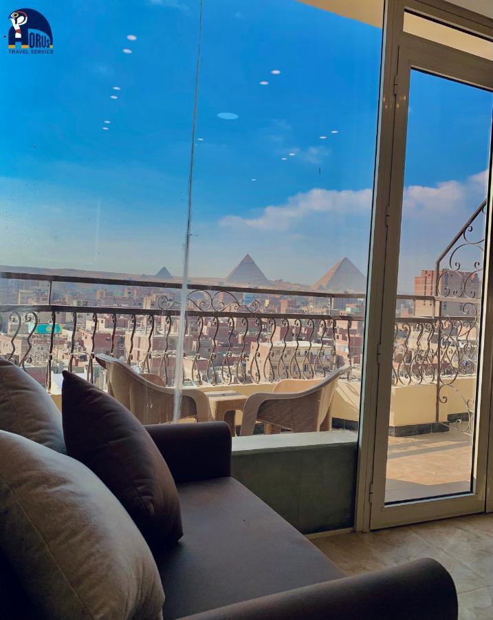Horus Horizon Inn Pyramids View Kafrat al Jabal ภายนอก รูปภาพ