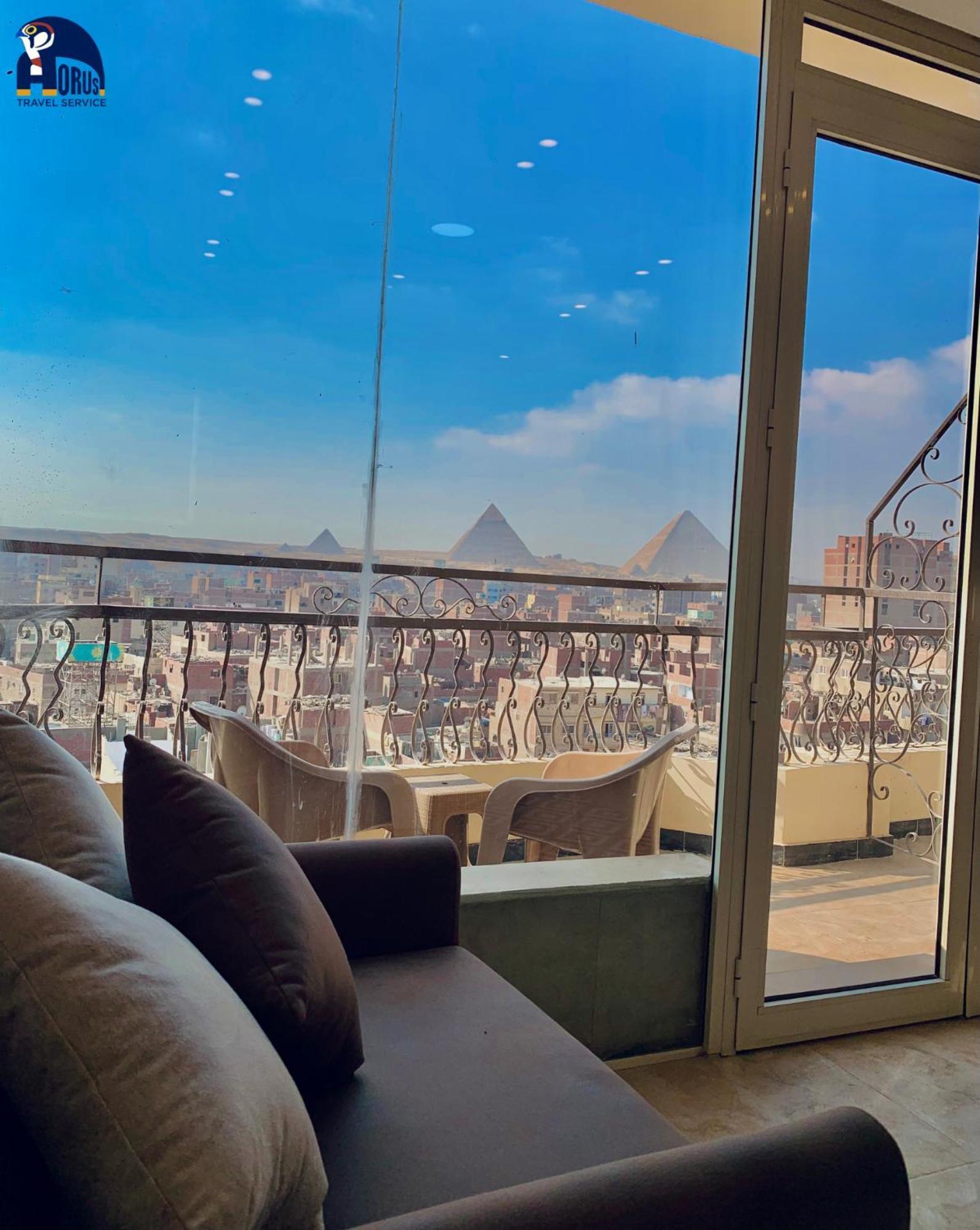 Horus Horizon Inn Pyramids View Kafrat al Jabal ภายนอก รูปภาพ