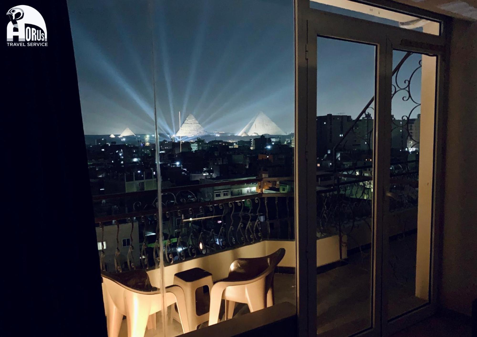 Horus Horizon Inn Pyramids View Kafrat al Jabal ภายนอก รูปภาพ
