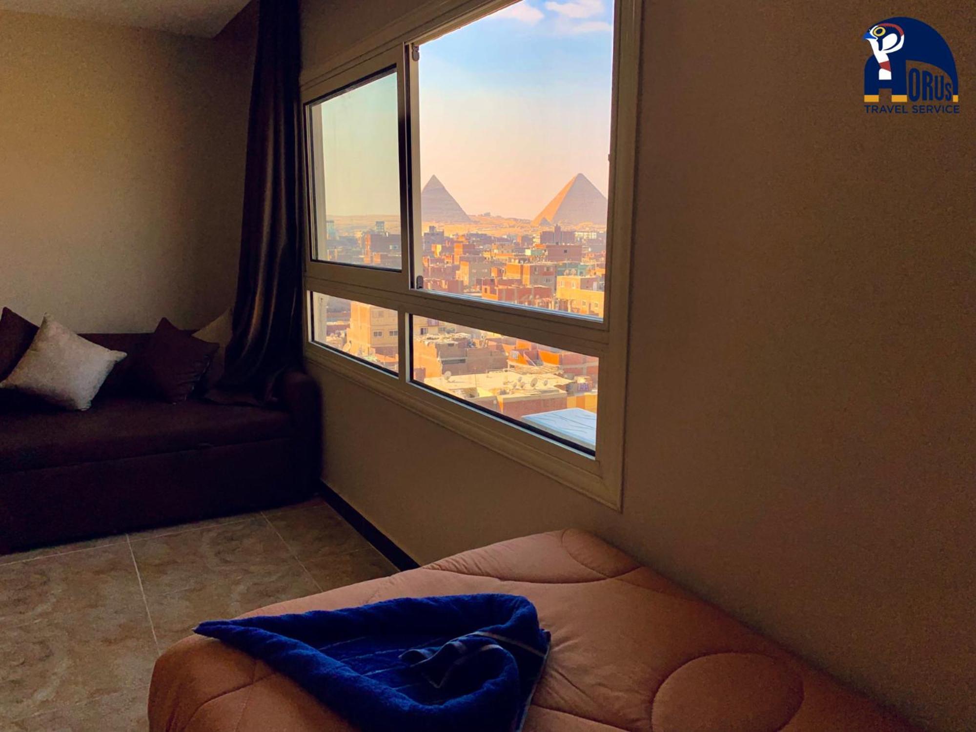 Horus Horizon Inn Pyramids View Kafrat al Jabal ภายนอก รูปภาพ